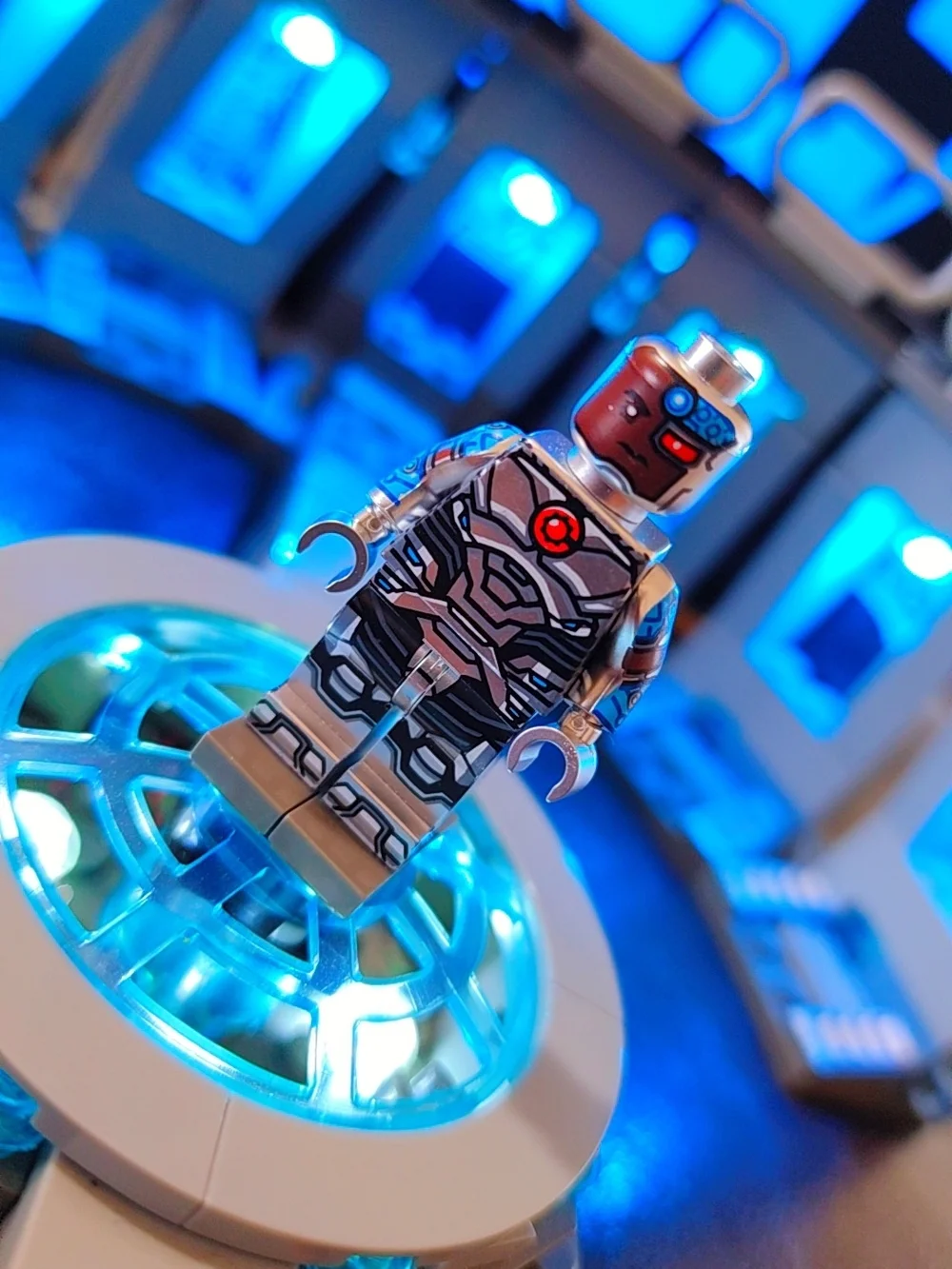 Cyborg Minifigure Lego Compatible